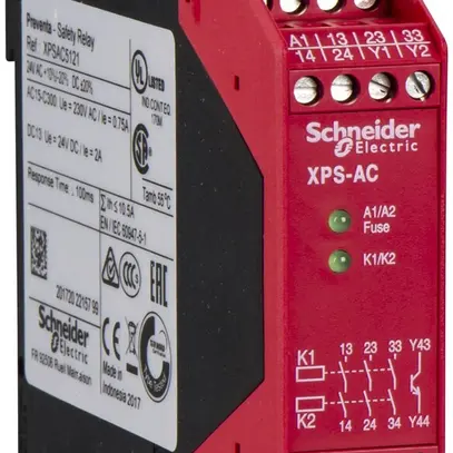 Modulo di sicurezza SE XPSAC, ARRESTO DI EMERGENZA, 24V, fisso, PLe 