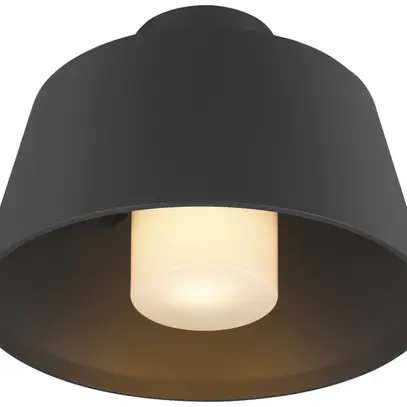 Plafoniera SLV PHOTONI E27 1×0…13W IP55 Ø250mm nero 