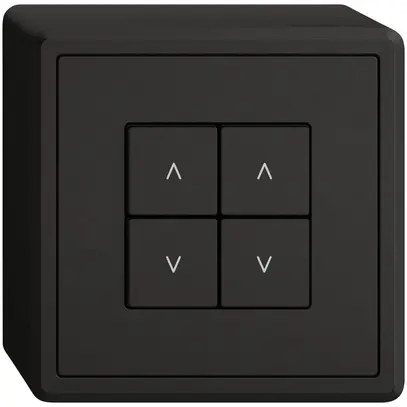 Station secondaire stores AP EDIZIO.liv Wiser SNAPFIX® 2 canaux 4 touches no 