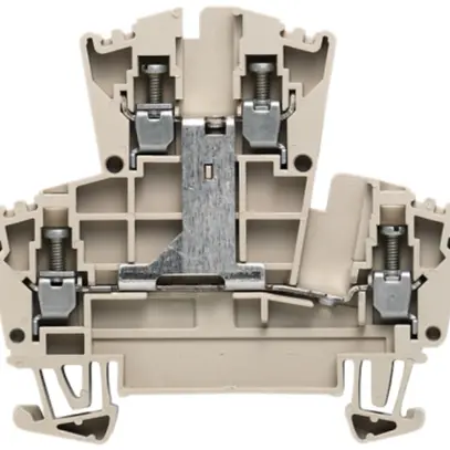 Borne multi-étage Weidmüller WDK V connexion à vis 2.5mm² 2 étages beige 