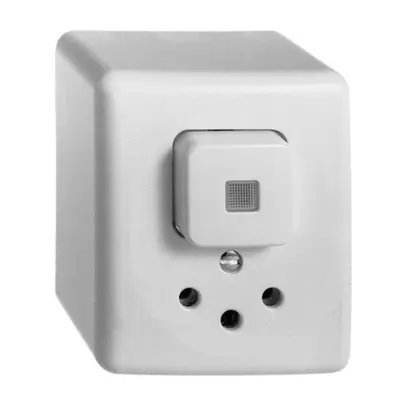 Kit frontal AP FH T12 blanc capot +bouton poussoir avec lent. 