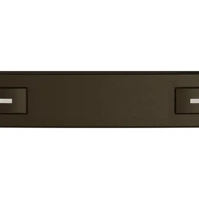 Pulsante 1/8 EDIZIO.liv SNAPFIX® p.KNX&UNI c.LED comando a 2 tasti ma 