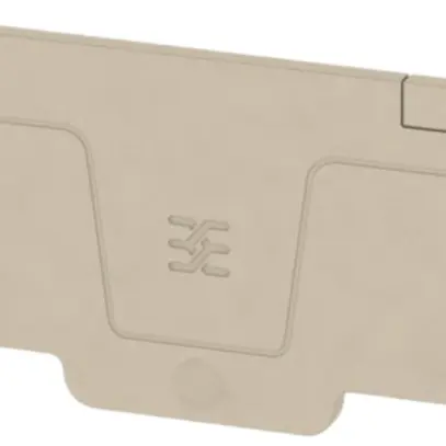 Piastra terminale Weidmüller serie A AEP AP11 84×2.4mm, beige 
