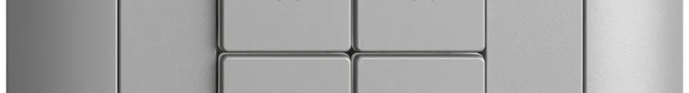 Comando per interruttore tapparelle INC 2c/4t Edue Wiser silver 