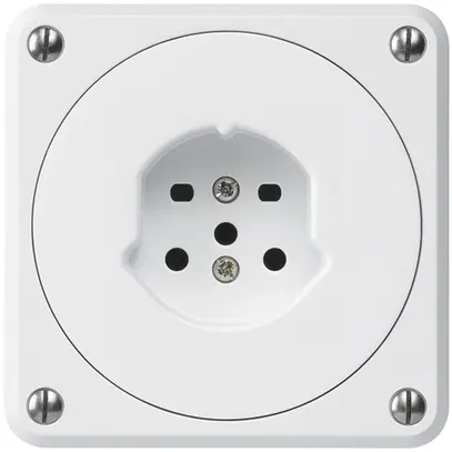 Prise ENC robusto type 15 blanc sans clapet pour combinaison 