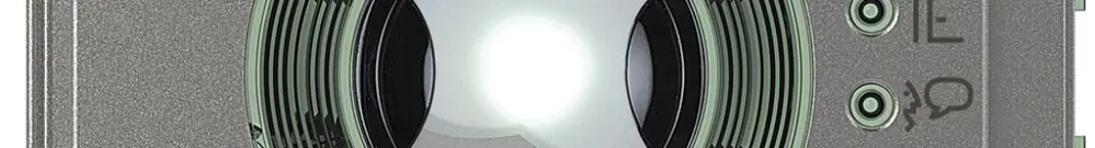 Frontale per modulo altoparlante/camera di porta 96° Sfera con 1 tasto 