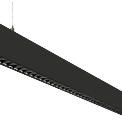 Luminaire suspendu LED SG Inspire 34W 4300lm 4000K dir./indir. 1241mm noir 