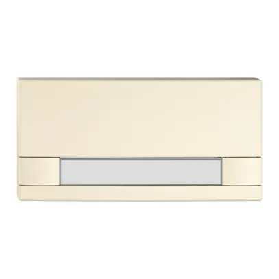 Poussoir 1/2 EDIZIO.liv KNX et UNI a.SNAPFIX® s.LED a.étiquette comm.2T cr 
