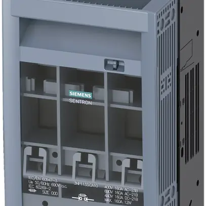 Lasttrennschalter Siemens SENTRON 3NP1 DIN-00(0) 160A 3L 45mm FA 