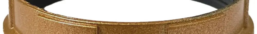 Anello filettato Elektrogros E27 materiale sintetico 47×9mm oro 