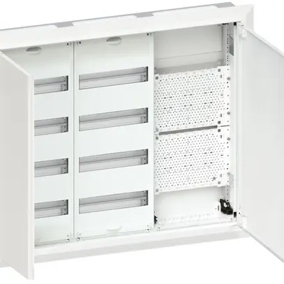 Distributore INC Hager univers 4-file 96UM porta IP30 853×703×125mm 