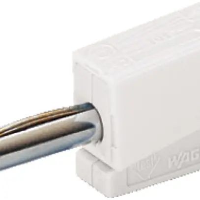 Spina a banana WAGO bianco 