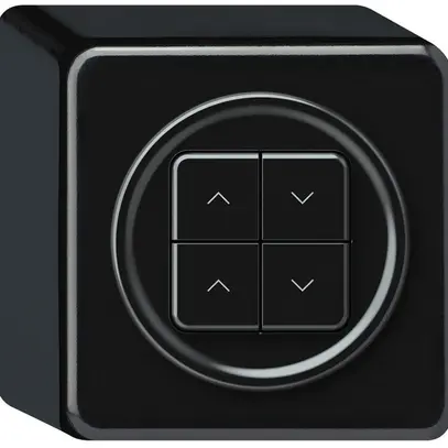 Attuatore per persiana KNX AP origin 4×tasti nero 