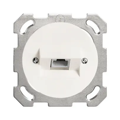 Presa INC 1×RJ45/u 4P bianco ITplus PM 58mm 