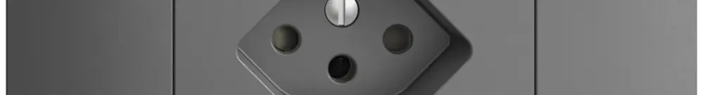 Presa INS EDIZIOdue BKE T13 grigio scuro 
