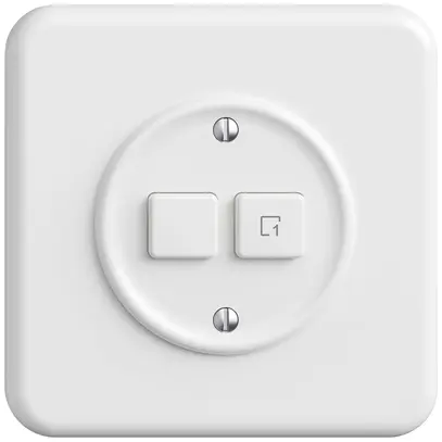 Interruttore a pulsante INC STANDARDdue Wiser SNAPFIX® 1 scena 2 tasti WLAN bi 
