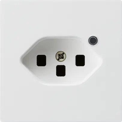 Prise Hager kallysto 1×T23 illuminé A blanc ultra 