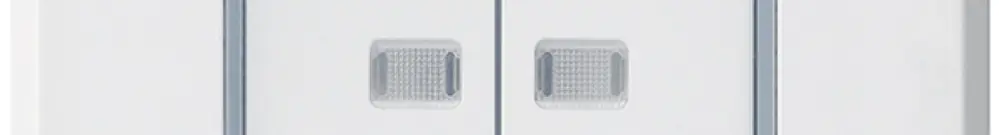 Interruttore INC robusto IP55 schema 3+3 2×illuminato bianco per combinazione 