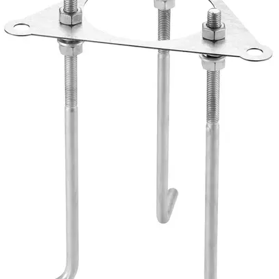 Montageplatte Sylvania START Stahl 189×189×250mm Zink zum Einbetonieren 