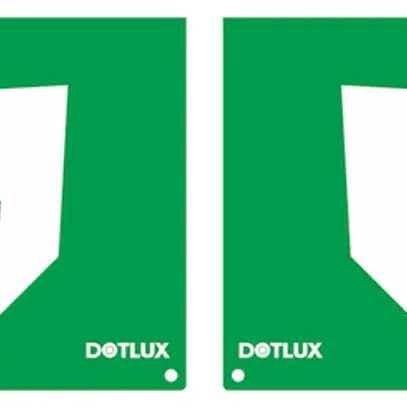 Set di pittogrammi DOTLUX 1×freccia diagonale sinistra/destra alto 