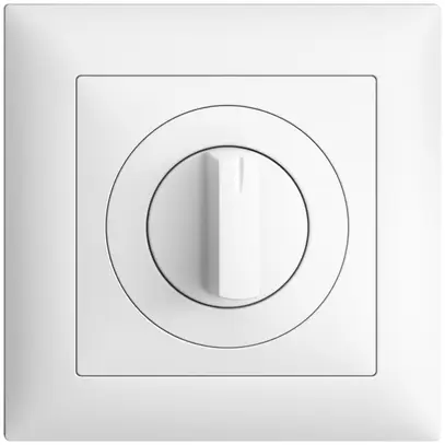 Kit frontale INC EDIZIOdue bianco 88×88mm per interr.rotativo 