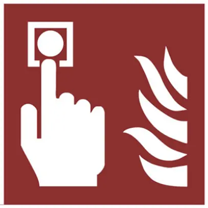 Piktogramm DOTLUX EXITmulti Handfeuermelder, für 3177 