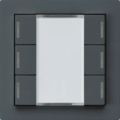Tasto INC kallysto A KNX 6× LED RGB s/e-link antracite 