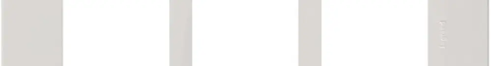 UP-Kopfzeile Legrand Arteor 1×3, horizontal, weiss 