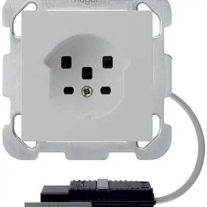 Prise INC HA kallysto type 25 avec bornes enfichables RK gris clair 