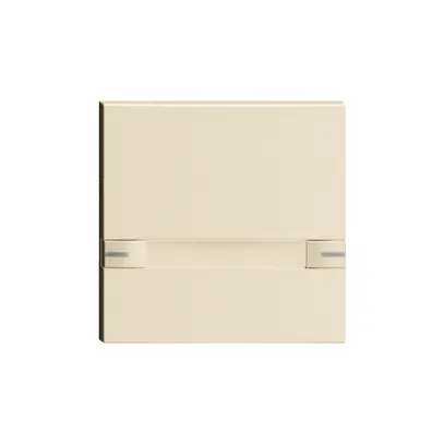 Taste 1/1 KNX/UNI-Taster mit LED & Papiereinlage EDIZIOdue Bedienung 2×1 crema 