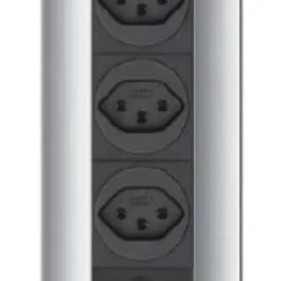 Presa retratt.Tehalit 4×T13+2×RJ45 Liftup 16 con cop.bilico plast 
