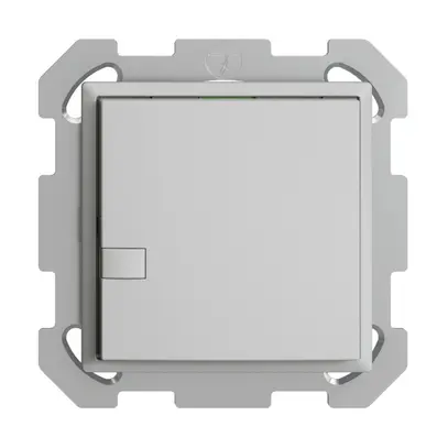 Poussoir ENC KNX 1× EDIZIOdue gris clair RGB sans LED 