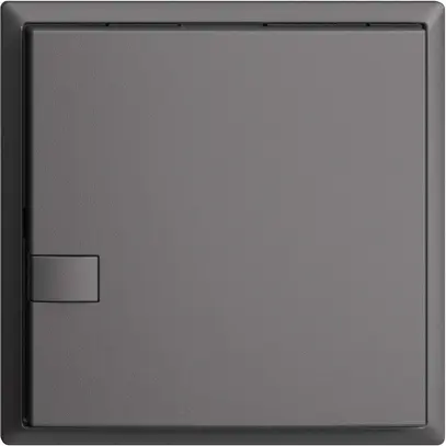 Pulsante INC KNX 1×EDIZIOdue grigio scuro RGB senza LED 
