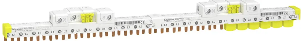 Pettine di alimentazione Schneider Electric Clario iC40 3LN 24 moduli 