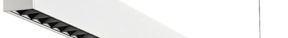 Luminaire suspendu LED SG Inspire 34W 4300lm 4000K dir./indir. 1241mm blanc 