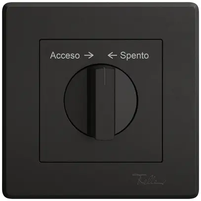 Kit di montaggio INC EDIZIO.liv SNAPFIX® pul.girevole manop.Acceso → ← Spento ne 