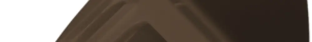 Socle pour angle extérieur Luxomat pour RC-plus next, brun 