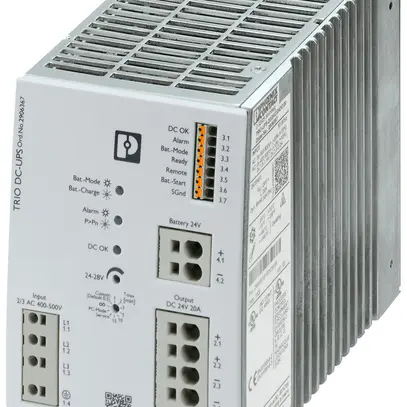 Impianto UPS PX TRIO-UPS-2G/3AC/24DC/20 Modbus IN 3L OUT 24VDC/20A 