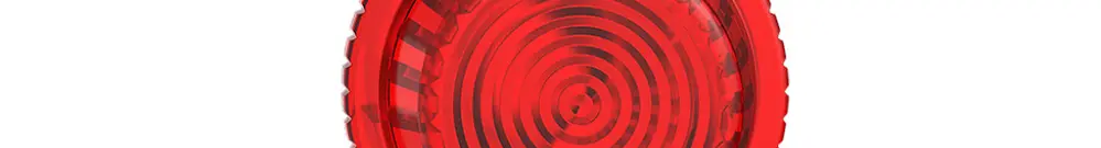 Calotta STANDARDdue P rosso per lampada spia 