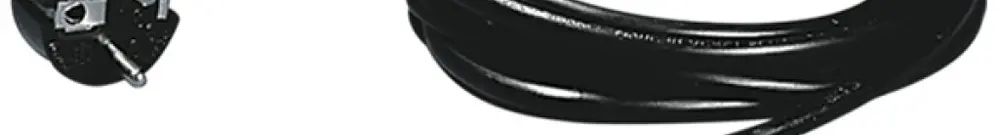 Cavo di raccordo Rittal DK 7200.210 SCHUKO/C13 230V 3P 3×1mm² PVC nero 1.8m 