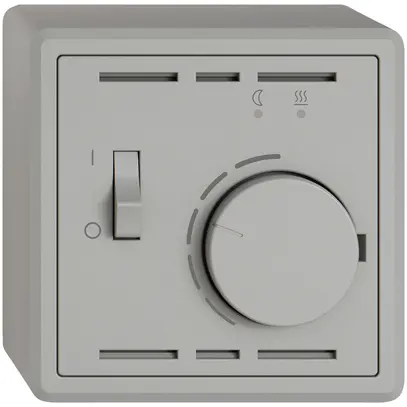 Termostato ambiente AP EDIZIO.liv SNAPFIX® p.riscaldamenti a pavimento grc 