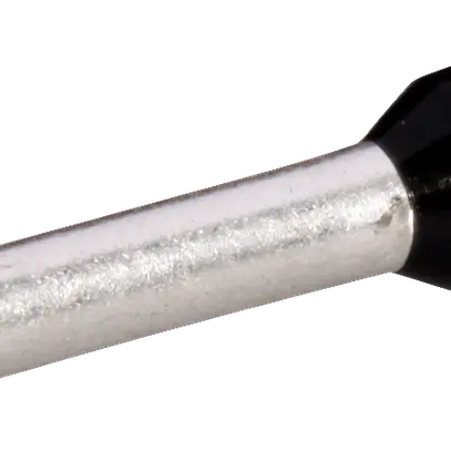 Embout de câble Ferratec DIN is. 1.5mm²/12mm noir 