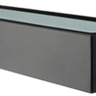 Applique LED SG Edge 7W 560lm 827 IP65 REG indiretto 320×103mm nero 