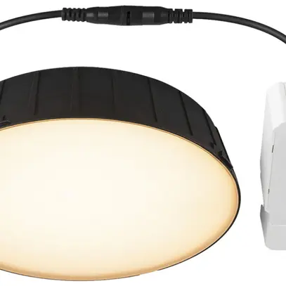 LED-Downlight SLV DOWNLIGHT200 21W 2490lm 830/840 IP54 VWB Ø171mm schwarz 