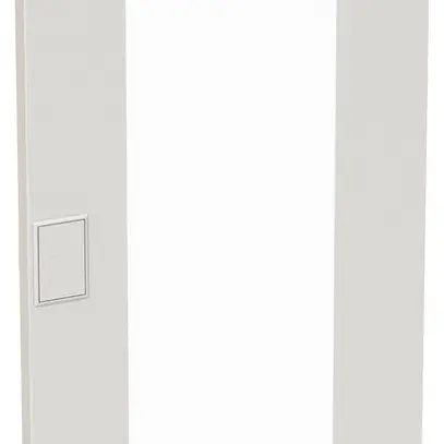 Porte ABB AZT640W, WLAN+ventilée, pour distributeur AK600 4 rangées, tô-ac blanc 