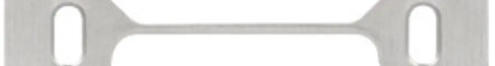 Placca di fissaggio Hager I-I-I-I 77×257mm 