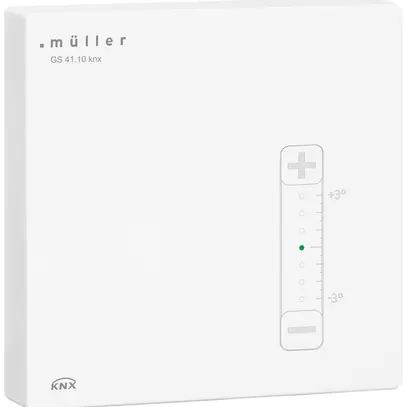 Multisensore KNX AP müller GS 41.11 CO2/paa/ur/temp/pr 5×DI/AI regolatore bianco 