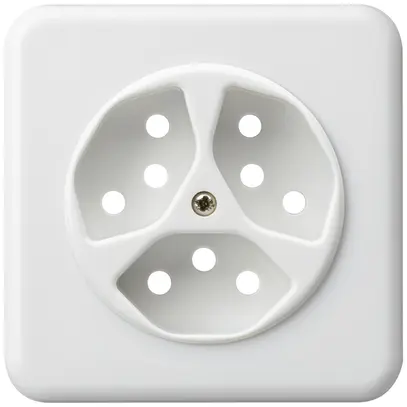Kit frontale INC basico 3×tipo 13 bianco 86×86mm 
