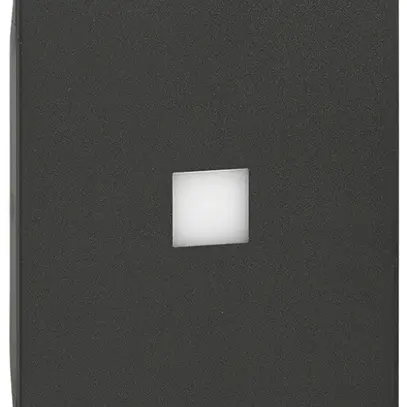 Cache de touche Living Now 2 modules avec grande fenêtre d'éclairage noir 