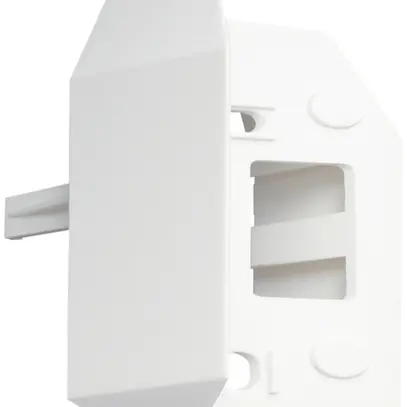 Socle pour angle extérieur pour luminaire automatique blanc 